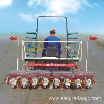 Models of rice field direct seeding machines